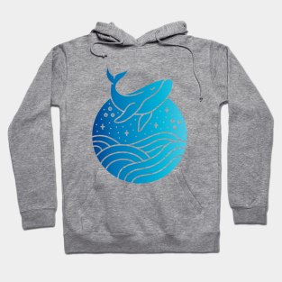 Jumping Whale 2 Hoodie